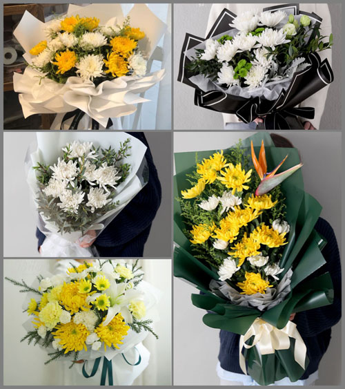 贵州黔东南州台江县方召镇巫脚南村白事花束代送